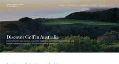 Desktop Screenshot of greatgolfaustralia.com.au